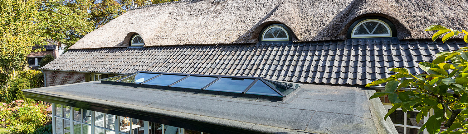 veranda platdak lichtstraat